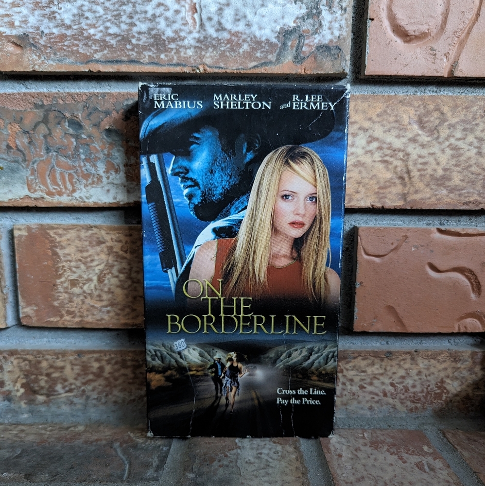 ** 4/$25 VHS ** On The Borderline (2000) Vintage - Y2K - Retro - Good Used Cond